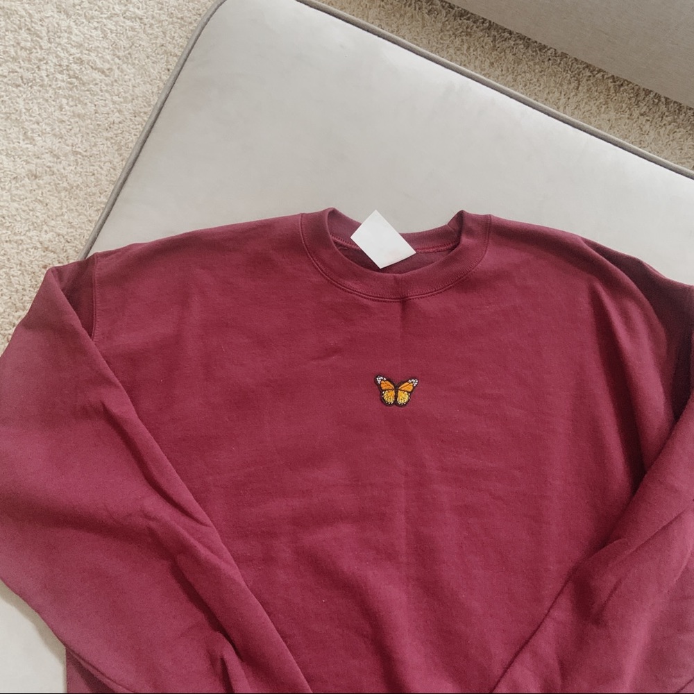n e w |  butterfly crewneck 🦋💙 - Picture 5 of 8